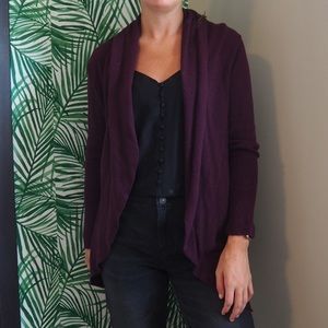 Purple Cardigan